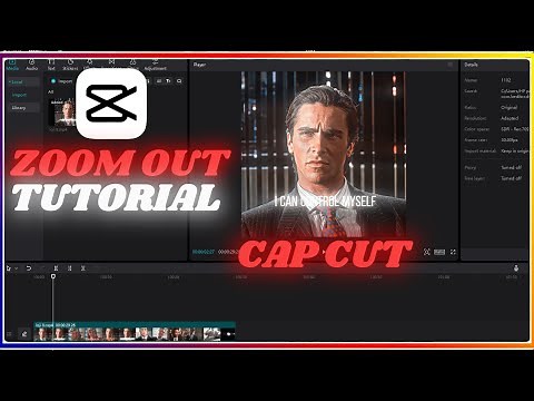 How to get Smooth Zoom Out Effect Using CAPCUT!!