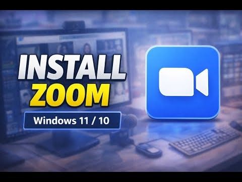 Install Zoom Step by Step (Windows 11/10)