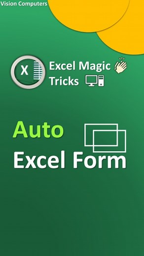 8.1K views · 472 reactions | Excel hidden tricks  data entry trick in Excel ‼️ . . Excel, Excel tips, excel tricks, excel hacks, excel tutorials, ms excel, ms excel tips, ms excel tricks, ms excel tutorials, spreadsheets . #excel #exceltips #exceltricks #excelhacks #excelforbeginners #exceltipsandtricks #excelformulas #exceltipsandtricks #spreadsheets #spreadsheets | Vision Computers | Facebook