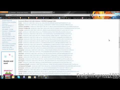 How to add languages on Windows 7 Home Premium with SP1
