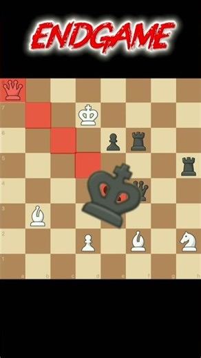 PAWN SACRIFICE = CHECKMATE 💀♟️One Wrong Move… Game Over 😈#shorts #chess #endgame ♟️🔥