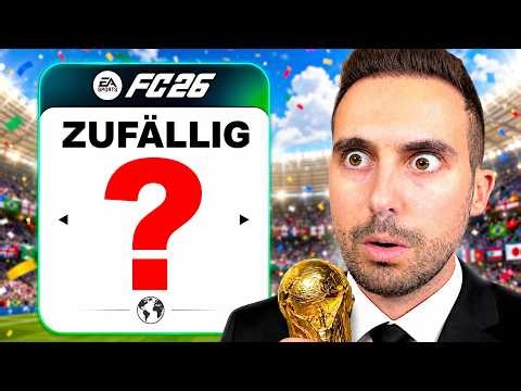 I have to lead a RANDOM country to the World Cup title