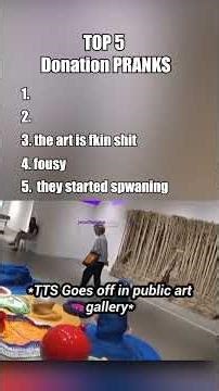 Top 5 donation pranks💀