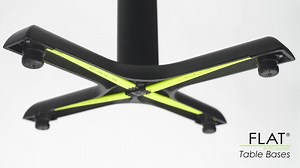 Never waste time attending to wobbly tables again. FLAT AUTO-ADJUST Table Bases automatically stabilize on uneven surfaces and even help you align table tops. See our extensive range at www.FlatTech.com #FlatTech #TableBases #RestaurantEquipment #HospitalityEquipment | FLAT Technologies