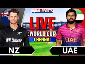 🔴Live: New Zealand vs UAE, 11th Match T20 World Cup | Live Cricket Match Today | NZ vs UAE Live