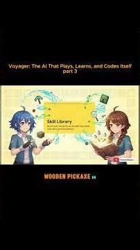 Voyager: The AI That Plays, Learns, and Codes Itself #5minutepapers #deeplearning #aimodels #science