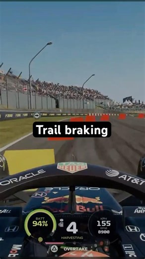 How to trail brake on controller #f1simracing #gaming #williamsracing #weraceasone #formula1