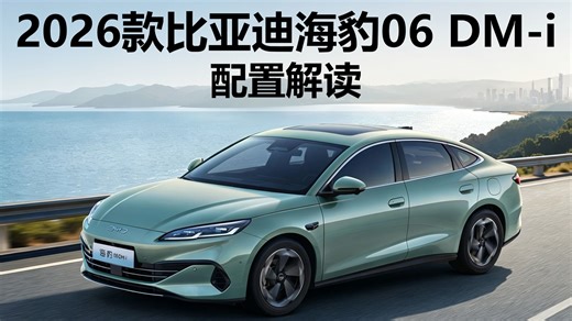 2026款海豹06 DM-i配置详解：版本差异与选车思路
