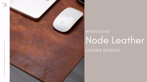 Leather Desk Mat - Executive Real Leather Desk Pad - Genuine Leather Office Desktop mat - Large (18 3/4" X 35 3/4") | Non-Slip Leather Desk Blotter