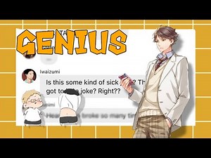 KAGEYAMA IS A GENIUS?? OR IS HE..?🤨 || ( Genius by Sia, Diplo, Labrinth ) || Haikyuu Lyrics prank