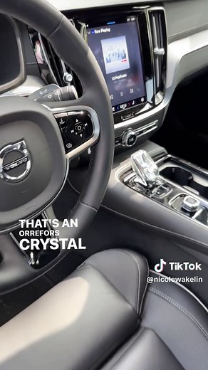 The @Volvo Car USA S60 Recharge is a luxurious plug-in hybrid with an elegant interior. It’s beautifully appointed with standout features including an @Orrefors Crystal gear shift! #TheRoadReflected #cars #carsoftiktok #tiktokcars #cartok #hybrid #volvo #luxurycars #luxurylifestyle