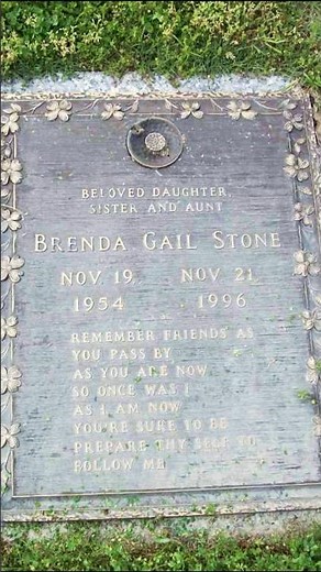 Grave of Actress and Model Gail Stanton