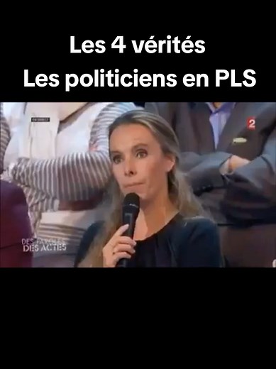 Les 4 vérités 🤔 Face aux politiciens, cette dame va étonnée par son éloquence et sa sincérité #les4verités #monologue #politiciens #débat #discours