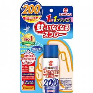 蚊がいなくなるスプレー 12時間持続 蚊取り 1本 金鳥(KINCHO) 【通販モノタロウ】