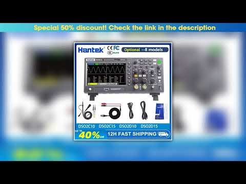 Today Only Hantek DSO2D15 Digital Oscilloscope DSO2C10 2D10 2 Channels 150MHz Osciloscópio 25MHz Si