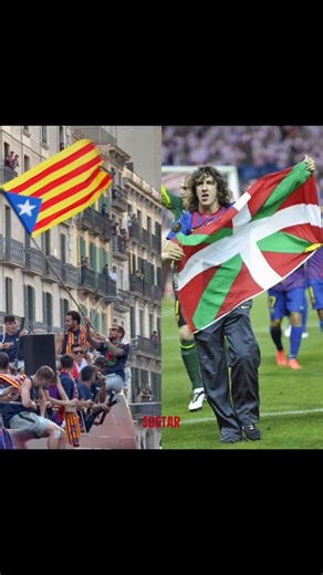 Sostar | Inigo, Basque by blood, waves Catalonia with pride. Puyol, Catalan to the core, once raised the Basque flag. Respect runs deeper than... | Instagram