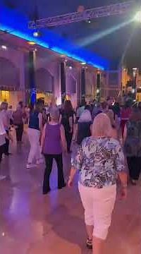 Kiss My Glass -- Line Dance Demonstration with Maggie Gallagher in Blackpool
