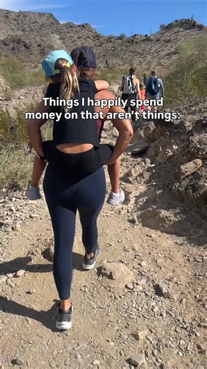 What’s something you happily spend money on? Drop it in the comments below! Bonus points if it’s not a physical object. We had a blast hiking in the Sonoran Desert last week! Spending less in some places (like physical objects) allows me to spend intentionally on things that matter to me (experiences like this). And I highly recommend using Monarch for finances - it shows all transactions in all accounts, auto categorizes them, and sends me alerts when my budgets are getting close / going over. 