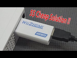 The Wii to HDMI 5$ Cheap Solution in 2022 ! 😁