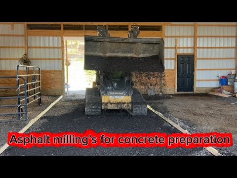 Asphalt milling‘s for concrete preparation⁉️￼￼￼
