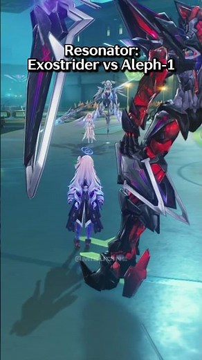 Resonator: Exostrider vs Aleph-1 💀 #wutheringwaves