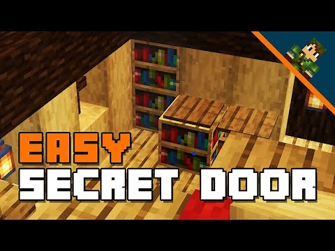 Minecraft How To Make A Secret Door (Easy & Quick)