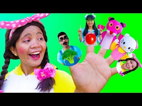 Vegetables Finger Family Song - Nursery Rhymes for Kids