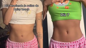 » La rutina de Daisy Keech para abdomen plano y cintura de avispa con 10 minutos al día