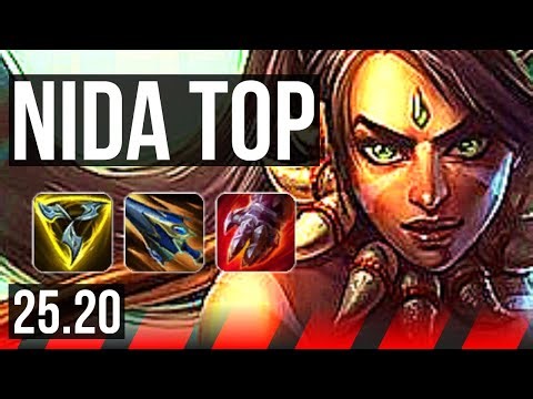 NIDALEE vs CAMILLE (TOP) | 10/1/8, Legendary | KR Master | 25.20