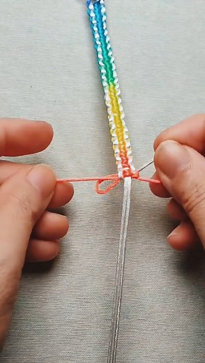 DIY rainbow macrame bracelet knots🌈💫 | Kerol03