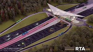 72K views · 479 reactions | Mass transit to RDU airport? Here’s one idea for how to make it happen – The bus rapid transit exchange station would straddle Interstate 40 near Raleigh-Durham International Airport, allowing riders to bus to the station and then get a shuttle to the terminals. Read more at: https://www.newsobserver.com/news/local/counties/wake-county/article311667469.html | The News & Observer | Facebook