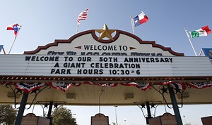 The Confederate flag is no longer one of Six Flags' six flags