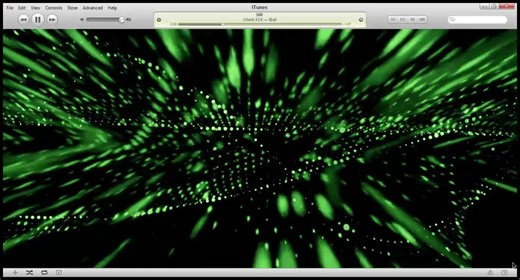 iTunes Visualizer: Brat Coded by Charli XCX