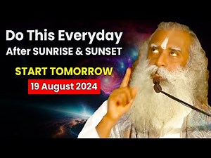 START TOMORROW | This Simple Routine Will Transform Your Life FOREVER | Sadhguru Darshan