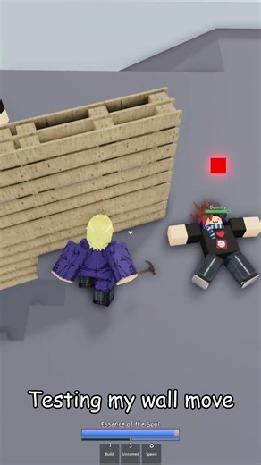 Wall Move test for Builder moveset