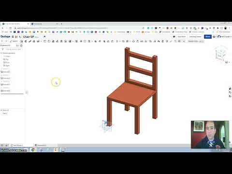 Oak Chair using OnShape