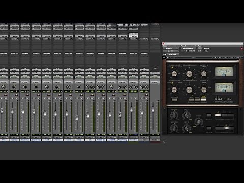 Drum Compression Tutorial with the Waves dbx® 160 Plugin