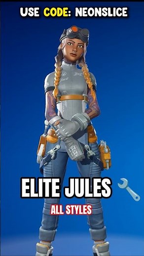 *NEW* Elite Jules Skin | All Styles | Fortnite Battle Pass