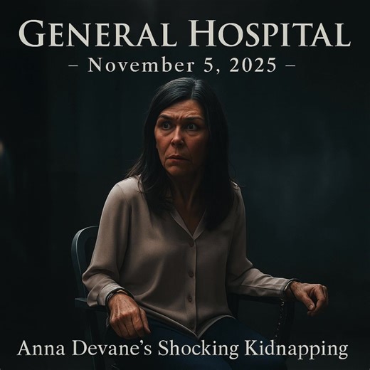 General Hospital — November 5, 2025: Anna Devane’s Shocking Kidnapping https://webvibe.org/2025/11/05/anna-devanes-shocking-kidnapping/ In this gripping episode of General Hospital, Anna Devane faces her darkest moment yet. After confiding in Jason about her fears that Faison may still be alive, Anna is suddenly kidnapped and wakes up chained in a mysterious room. Meanwhile, Sonny’s dinner with Justine turns tense, and the Davis family shares emotional memories of Sam. Don’t miss this powerful m