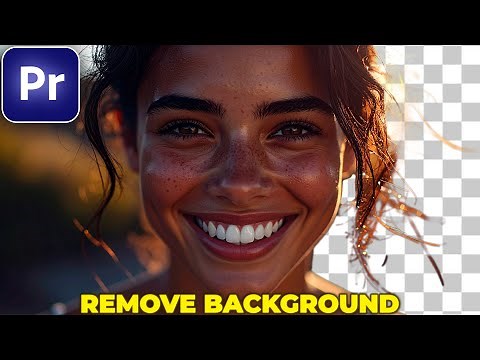 REMOVE BACKGROUND from VIDEO in Premiere Pro