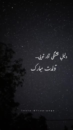 ‎تکست گرافی|ویدئو گرافی‎ on Instagram‎: "آذرماهی جان تولدت مبارک🎊🎈🎉 . . . @trapipage @trapipage . . . #تکست #تبریک #تولدت_مبارک #اذرماهی #اکسپلور"‎