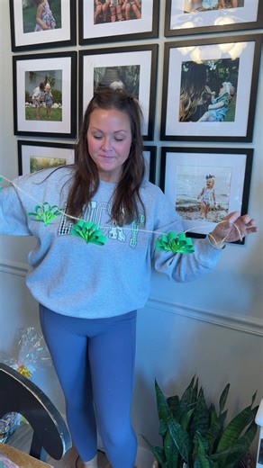 Made my first paper garland today! We’re getting in the spirit of St. Patrick’s Day! ☘️ #diydecor #diy #papercrafts #papercraft #stpatricksday