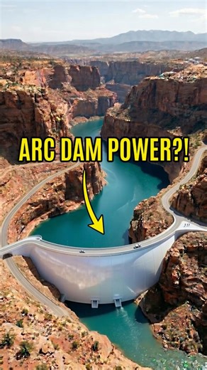Futuristic Arc Dam?! 😳💧 Massive Water Control