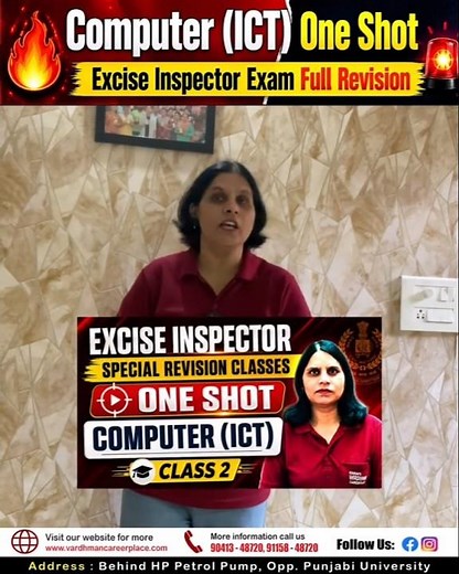 🔥 Computer (ICT) One Shot | Excise Inspector Exam Full Revision 🚨