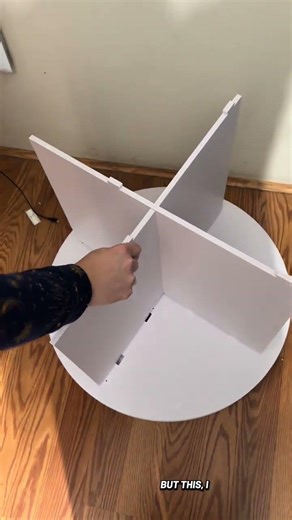 This rotating storage tower is perfect for small spaces