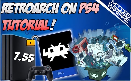 PS4 | 7.55越狱 RetroArch 模拟器安装指南！