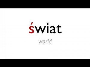 Polish pronunciation - Ś, SI