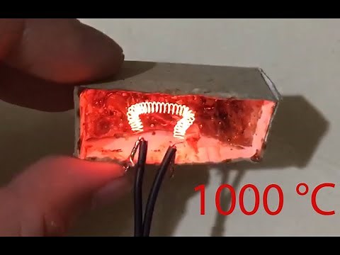 [DIY] HOW TO MAKE 12V 100W HEATER PLATE TEST - 1000 °C