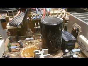 Kenwood Stereo Repair Attempt - Replace Capacitors