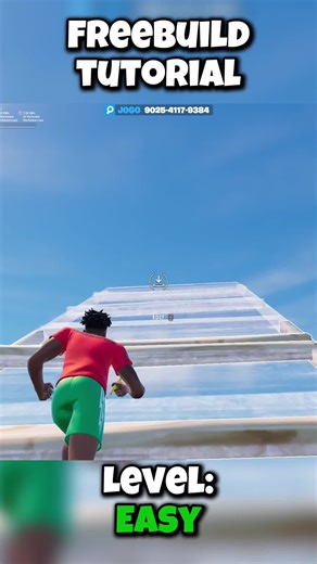 Freebuild Tutorial | Level Easy #fortnite #freebuild #tutorial #learn #easy #practice #kbm #fortnitekbm